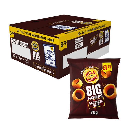 Hula Hoops Bbq Beef Rings 70g Pack