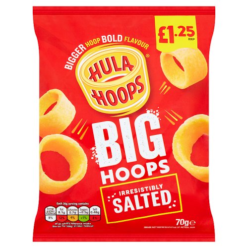 Hula Hoops Salted Rings 70g Pack