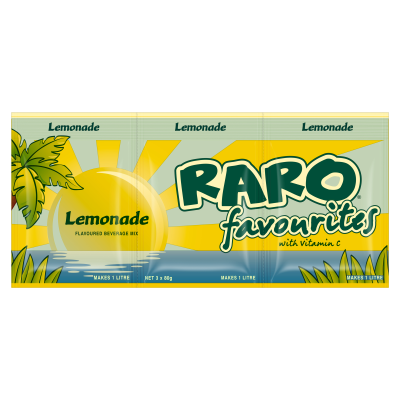 Raro Lemonade 3 x 80g