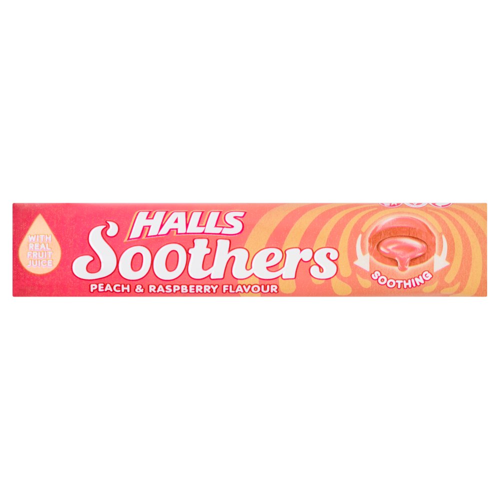 Uk Soothers Peach & Raspberry 45g