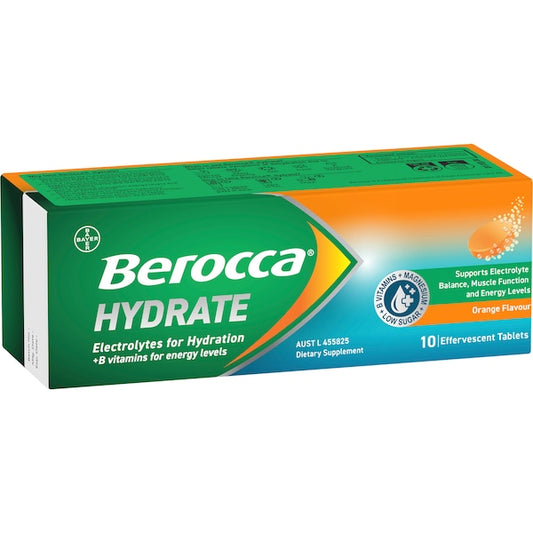 Berocca Hydrate Orange (10 Tablets)