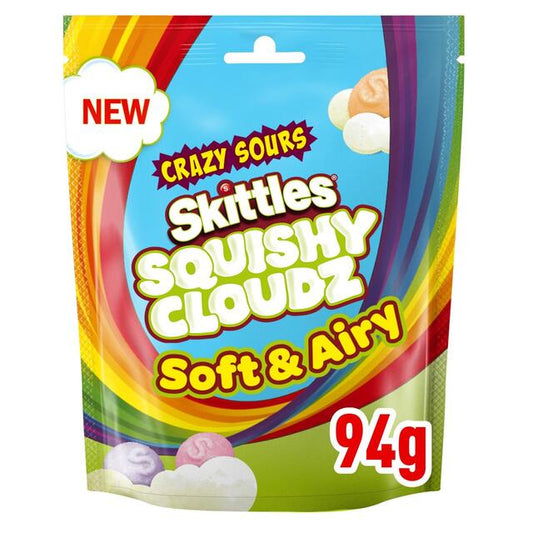 Skittles Pouch Sour Squishy Cloudz 94g
