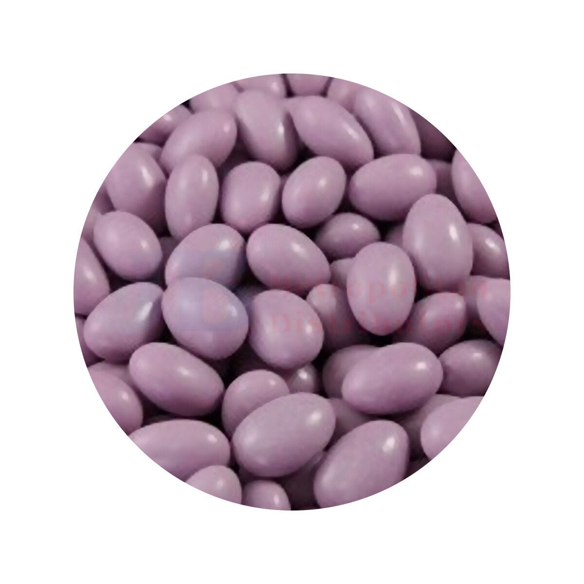 Sugar Coated Purple Almonds 1kg (180 Piece)