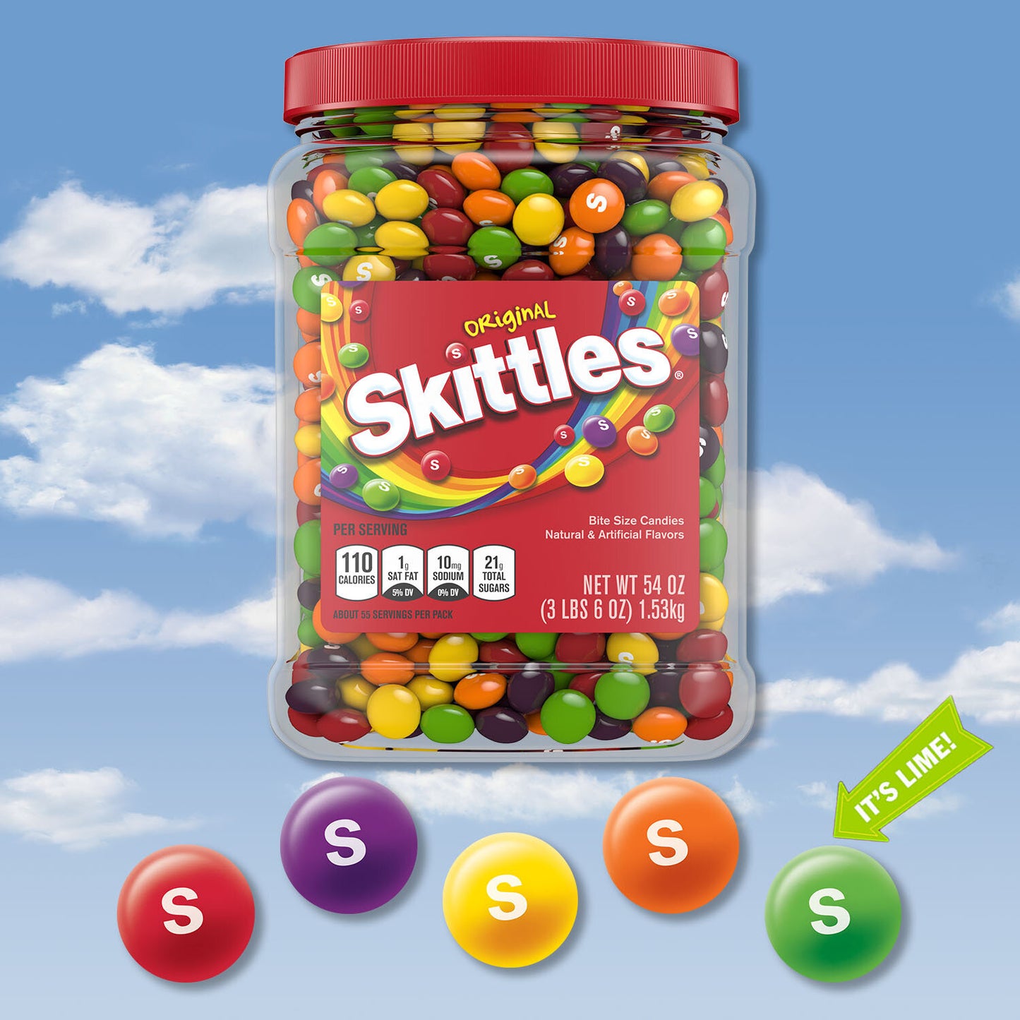 Skittles Original Jar 1.53kg