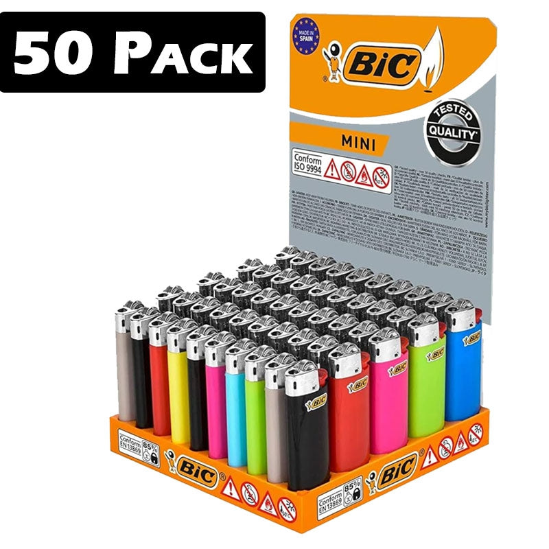 Bic Mini Lighter 50 Pack