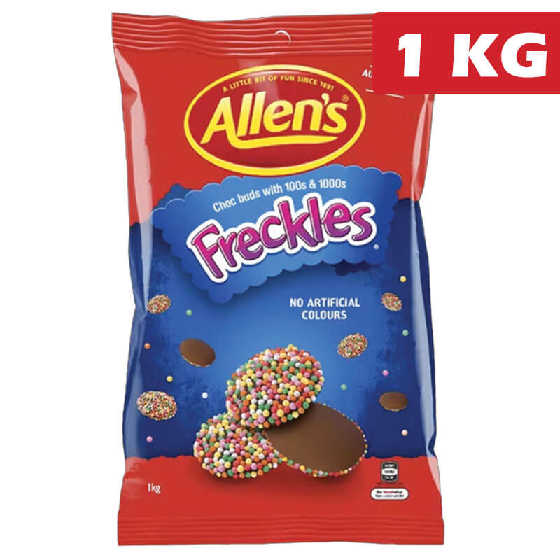 Allen's Freckles Lollies Bag 1Kg