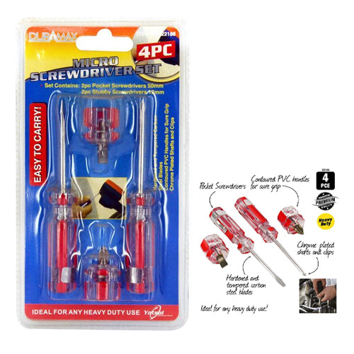 Duramax Screwdriver 4 Pack