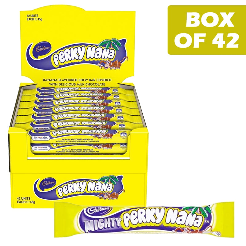Cadbury Perky Nana Chocolate & Banana Bar 45g