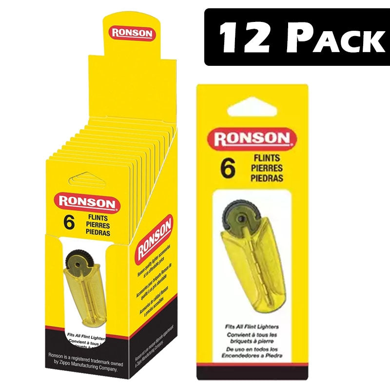 Ronson Flints 6 Pack