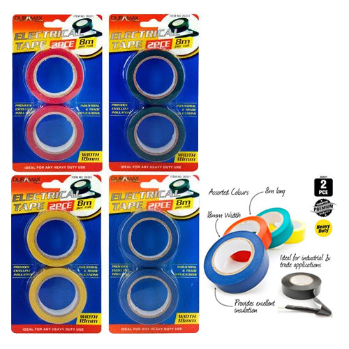 Duramax Electrical Tape 8M 2 Pack