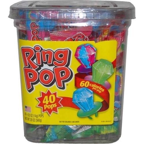 Topps Ring Pop Tub (40 Pack)