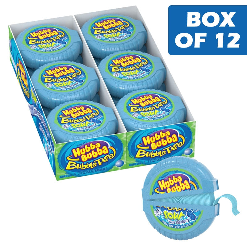 Hubba Bubba Bubble Tape Sour Blue Raspberry 56g