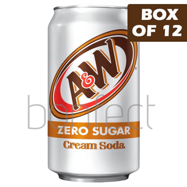 A&w Cream Soda Zero Sugar Can 355Ml