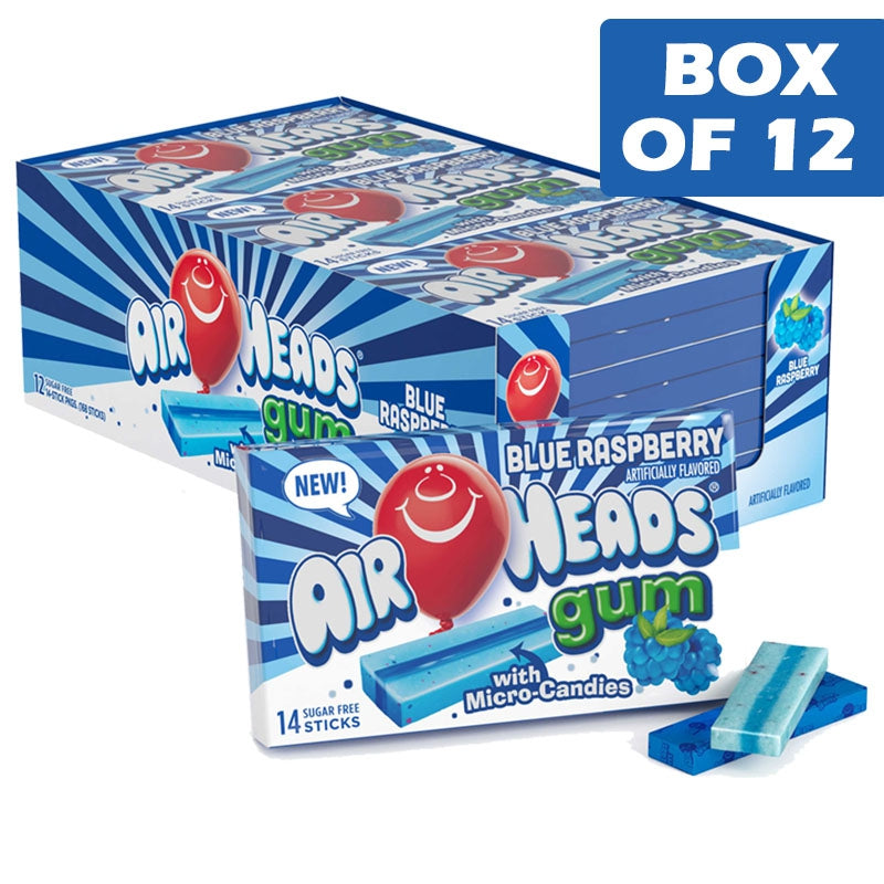 Airhead Gum Blue Raspberry 14 Sticks