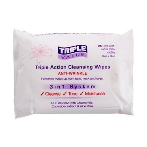Triple Value Cleansing Wipes