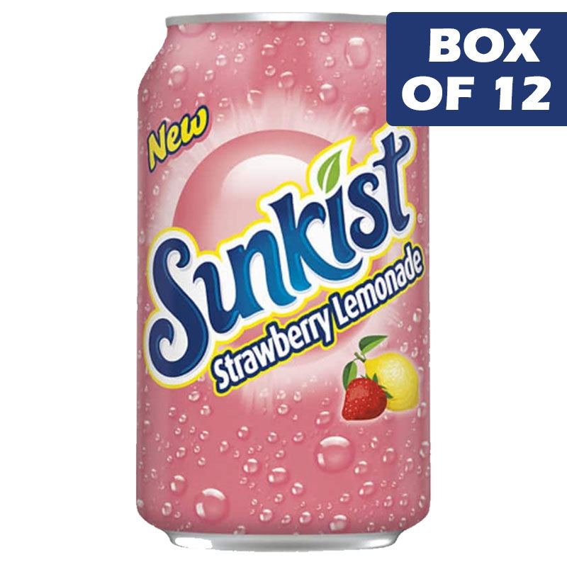 Us Sunkist Strawberry Lemon 355ml