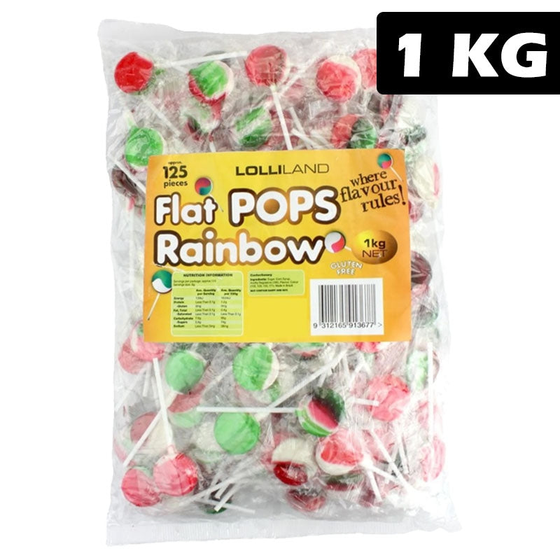Lolliland Flat Pops Rainbow 1kg
