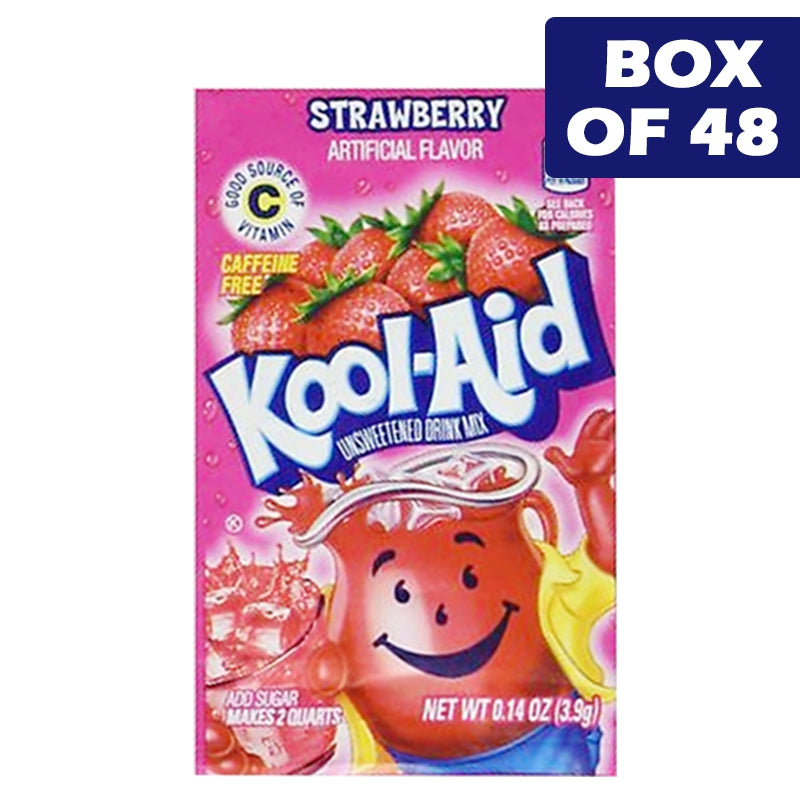 Koolaid Strawberry Mix (48 Pack)