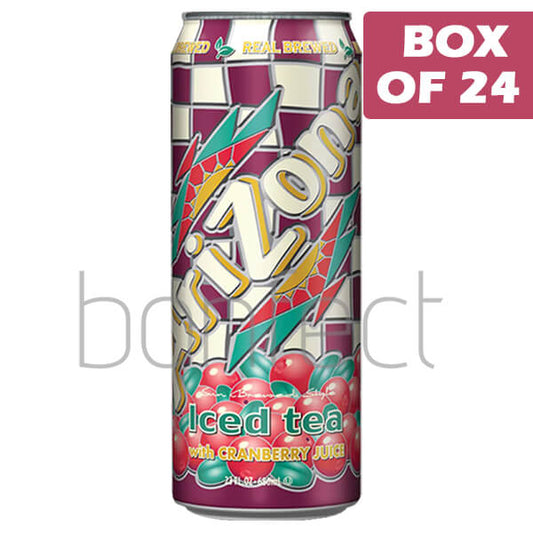 Arizona Half Half Cranberry 680ml