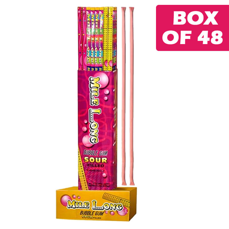 Mile Long Red Bubble Gum 85g