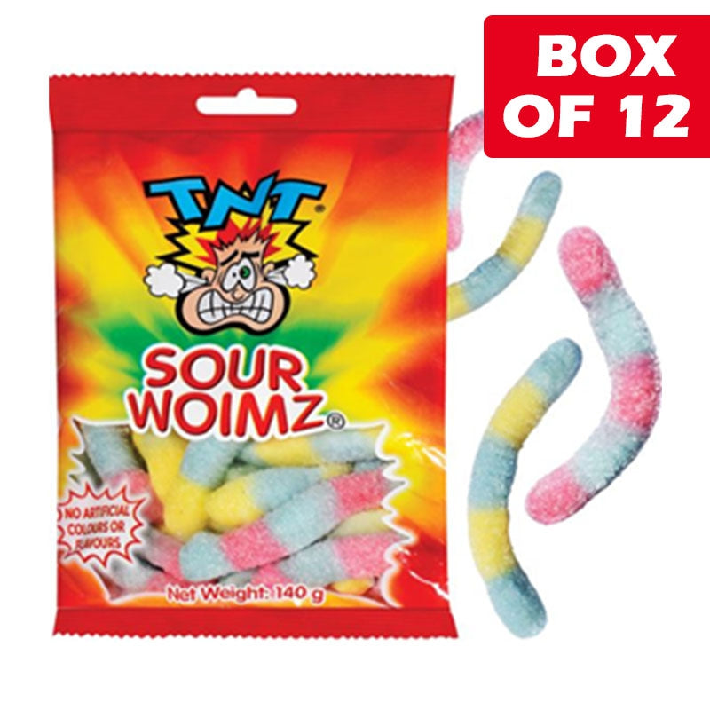 Tnt Sour Woimz Bag 140g