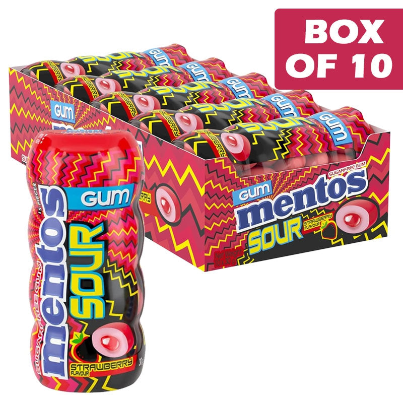 Mentos Gum Strawberry 30g