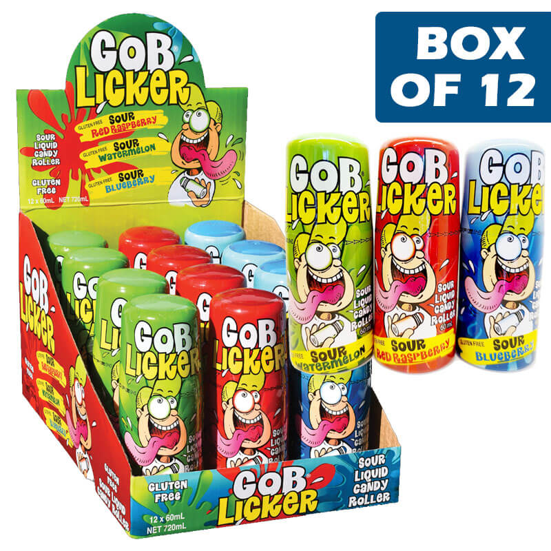 Gob Licker Sour Liquid Candy Roller Green 60Ml 
