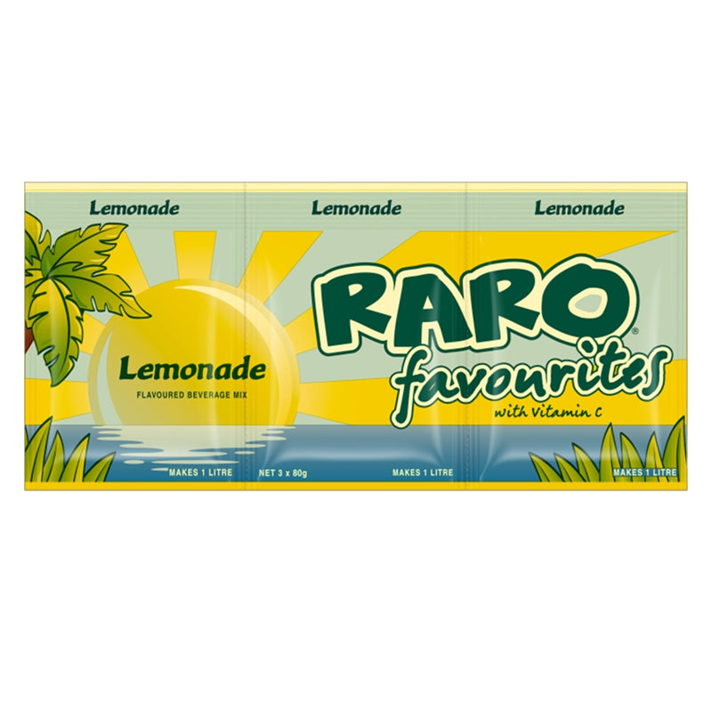 Raro Lemonade 3 x 80g