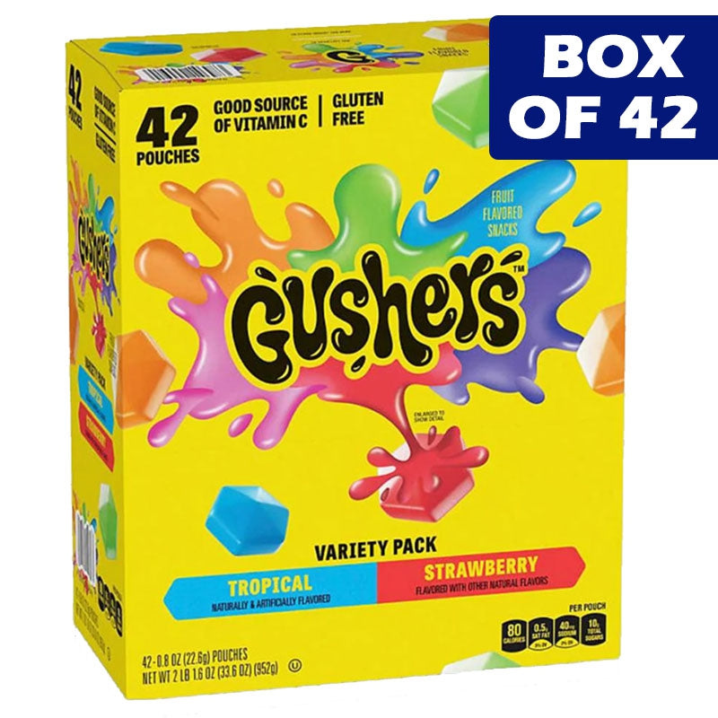 Fruit Gushers Variety Pack (42 Pieces)
