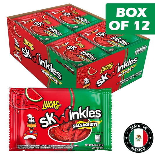 Lucas Skwinkles Salsagheti Watermelon Flavour 24g