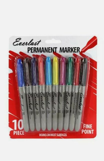 Everlast Permanent Markers 10 Pack