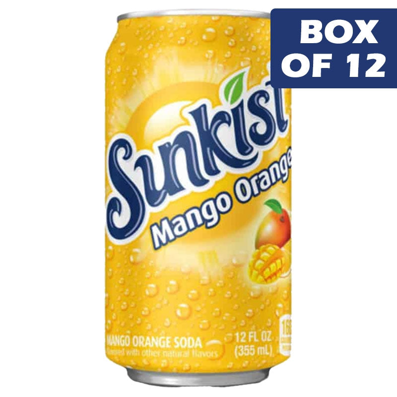 Us Sunkist Orange Mango 355ml