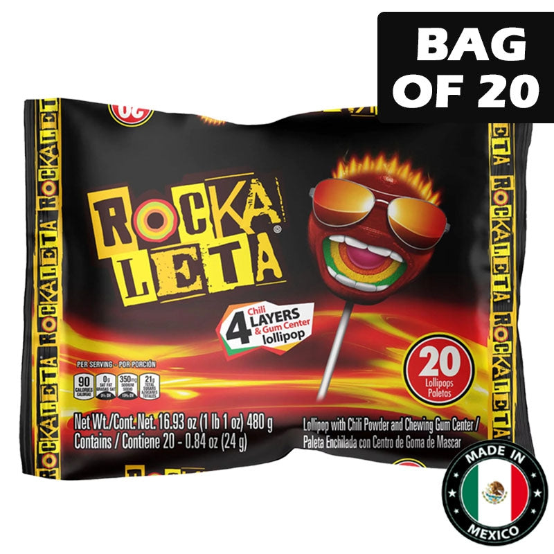 Sonrics Rocka Leta Lollipops 20 Pack
