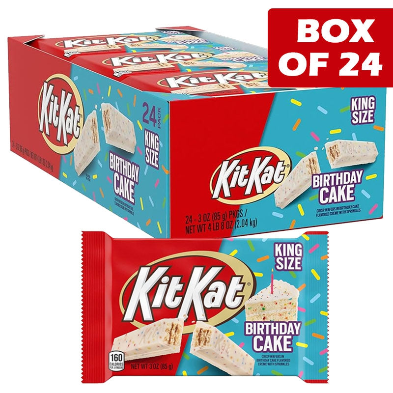 Us Kit Kat Birthday Cake King Size 85g