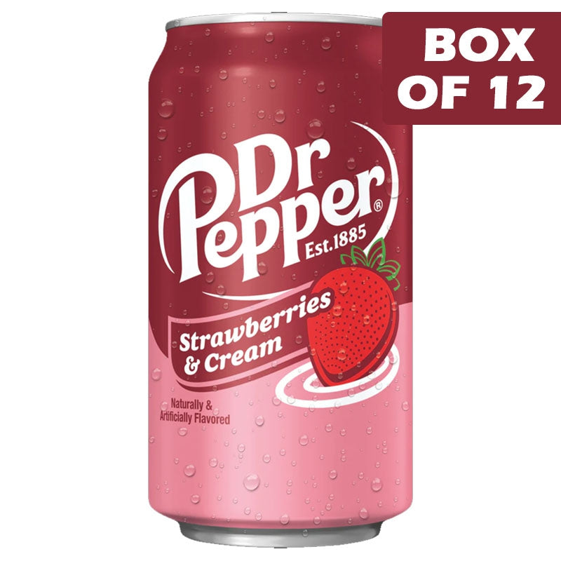 Dr Pepper Straw Ceam 355Ml