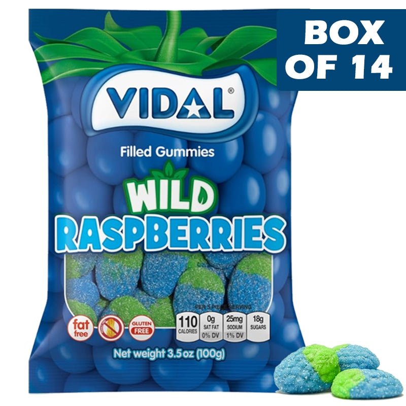 Vidal Wild Raspberries 100g