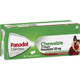 Panadol Chewable Tablets (12 Tablets)