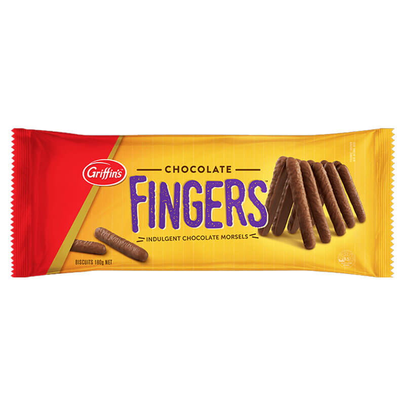 Griffin Choc Fingers 180g