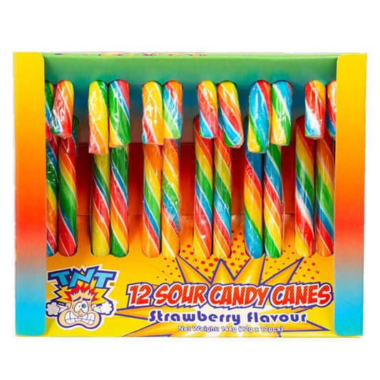 Ait Sour Candy Canes Strawberry