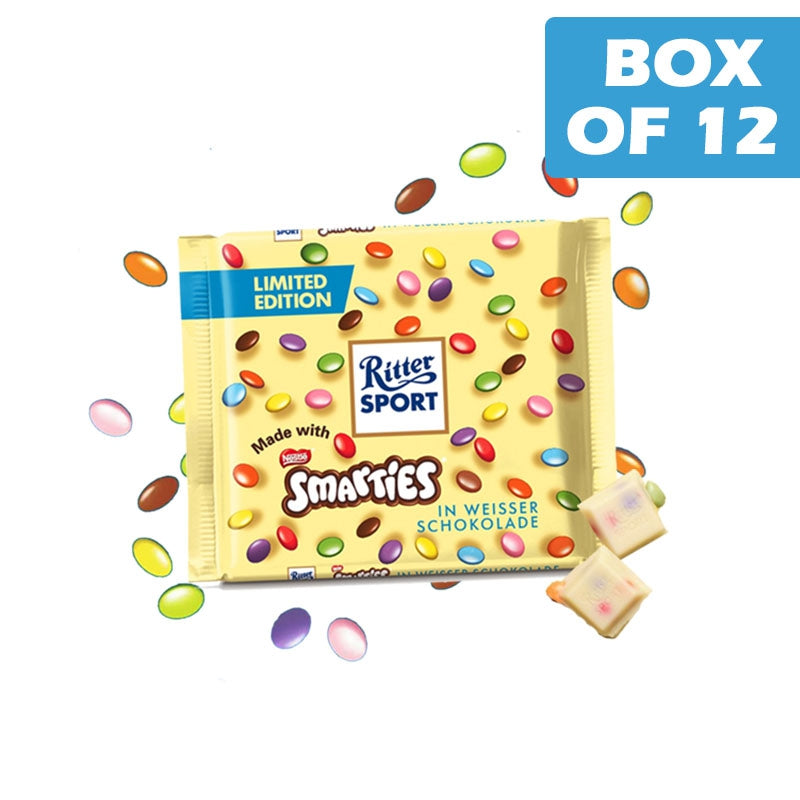 Ritter Sport Chocolate Block - White Smarties 100g
