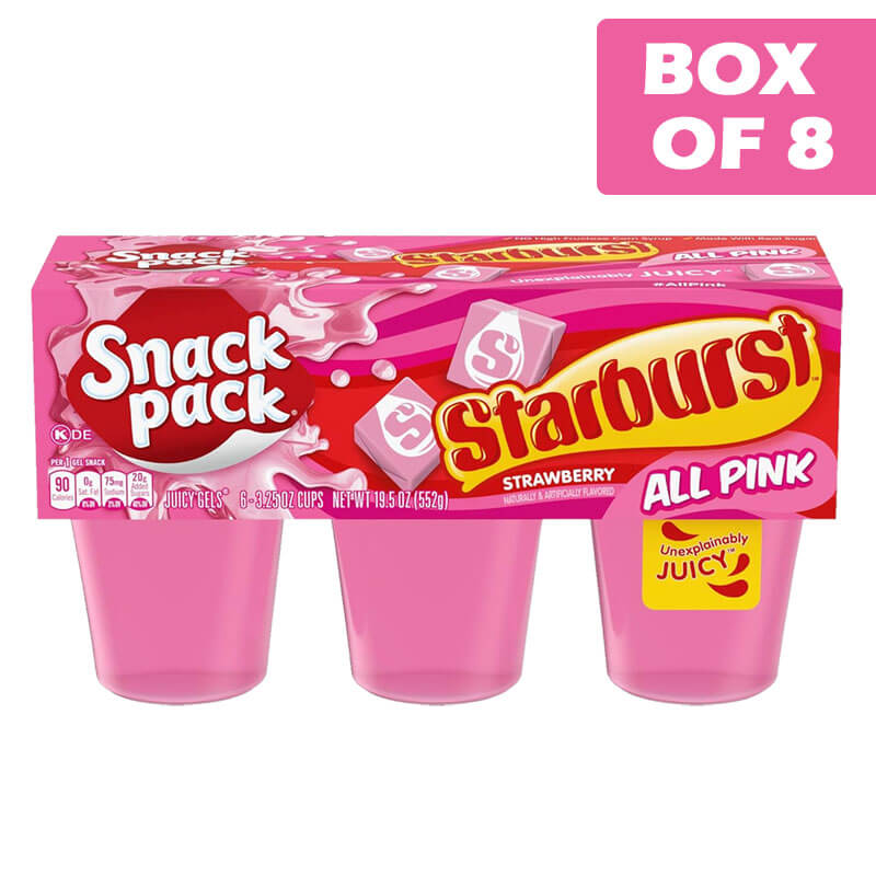 Snack Pack Starbust 3oz (6 Pack)