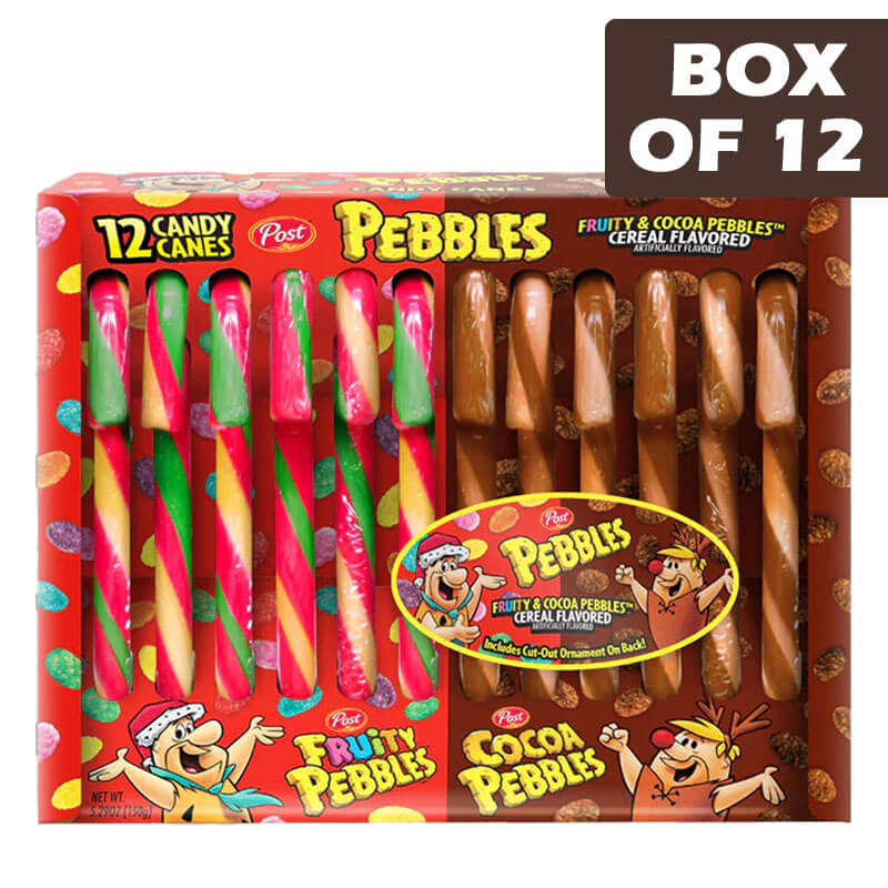 Fruity & Cocoa Pebbles Candy Canes 150g