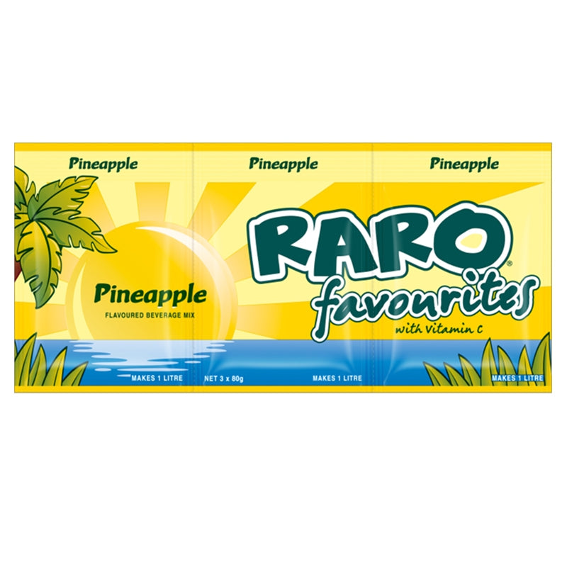 Raro Pineapple 3 x 80g