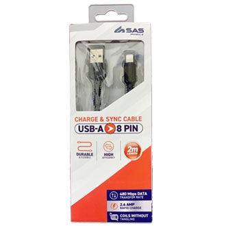 Sas Iphone Usb Cable 2m 