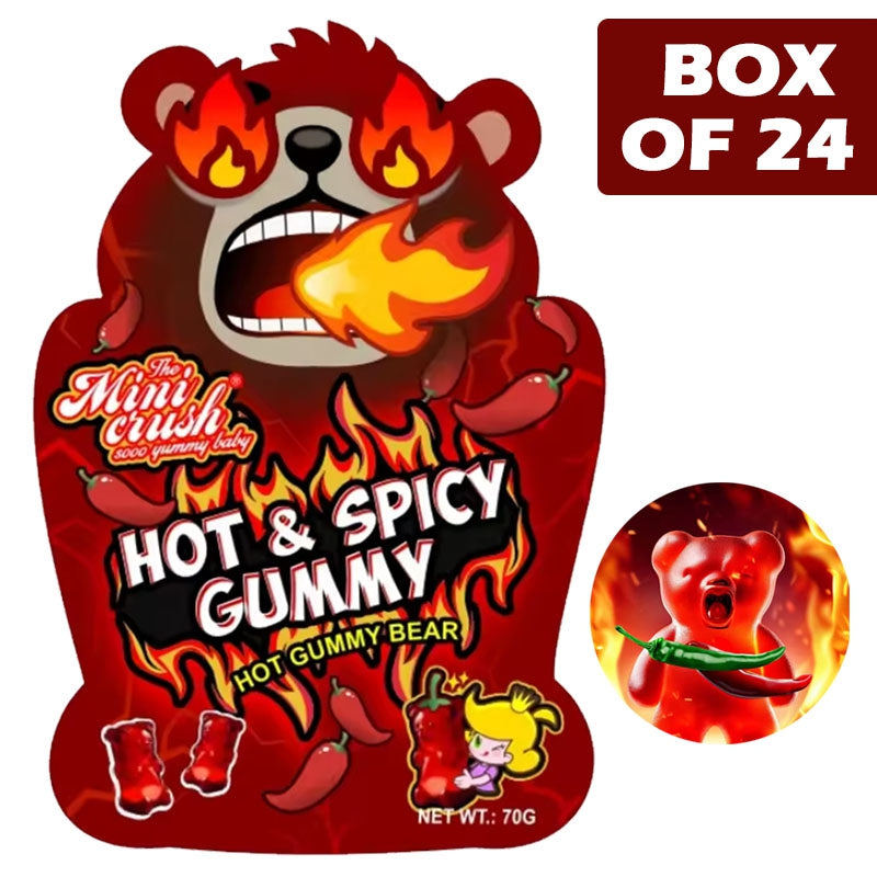 Hot N Spicy Gummy Bears 70g