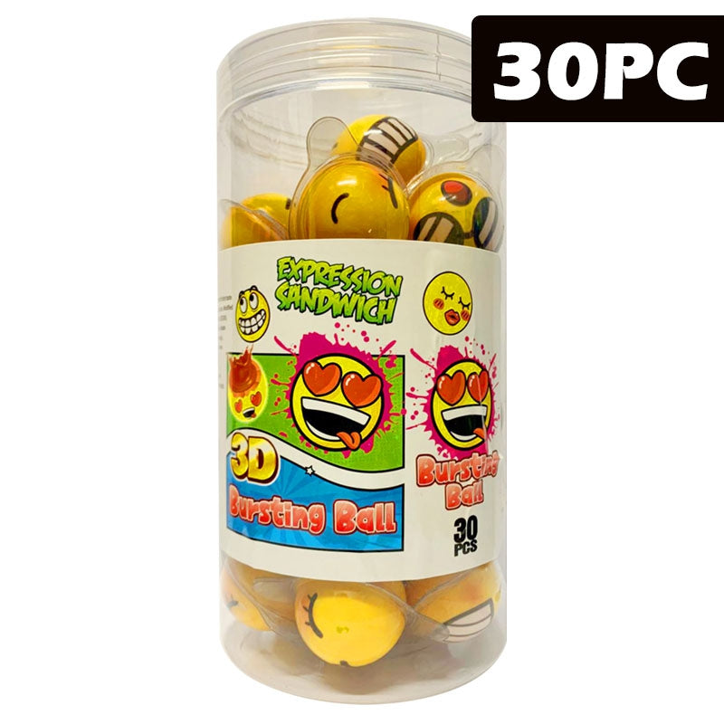 Gummy Emoji Ball (30 Pieces)