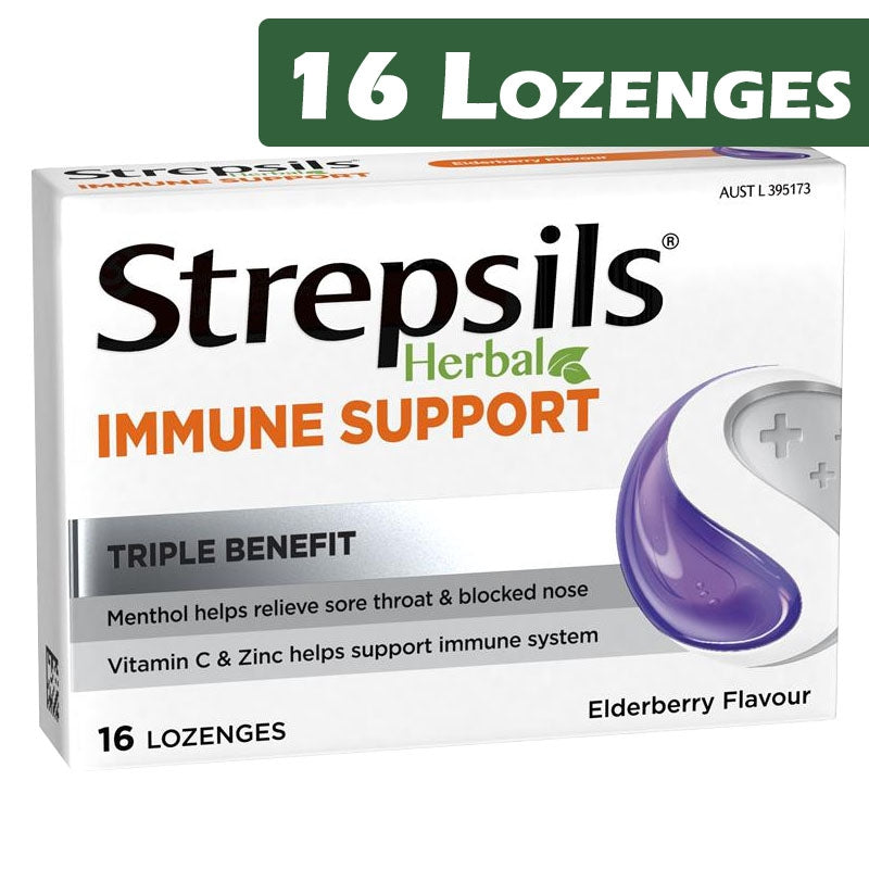 Strepsil Immune Support Support Elderberry