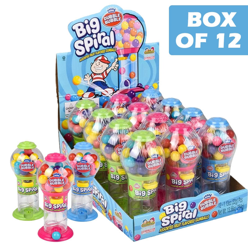 Duble Bubble Big Spiral Mini Dispenser 32g