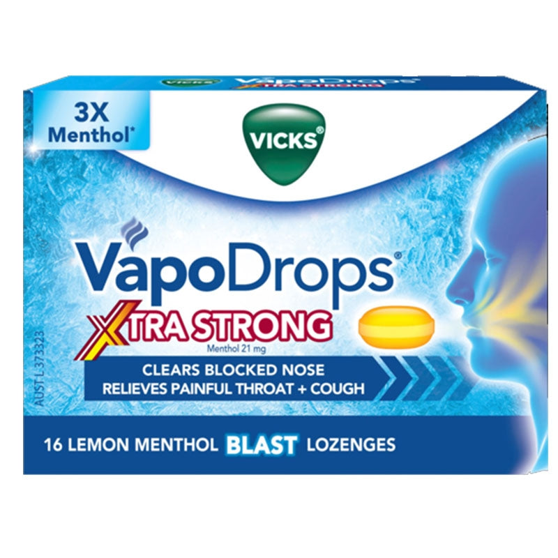 Vicks Xtra Strong Lemon