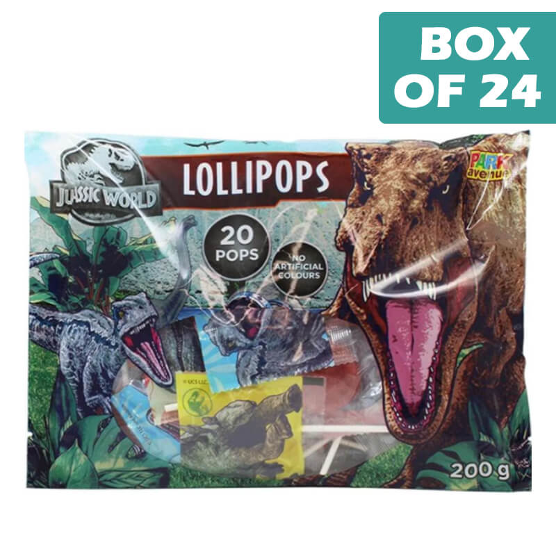 Jurassic Lollipops 200g (20 Pack)